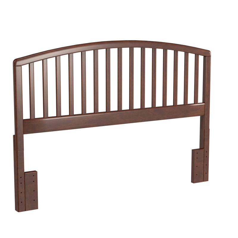 Brekke Solid Wood Headboard, Full/Queen, Walnut