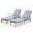 Raik Outdoor Metal Chaise Lounge Set , Cushion Included-905230887