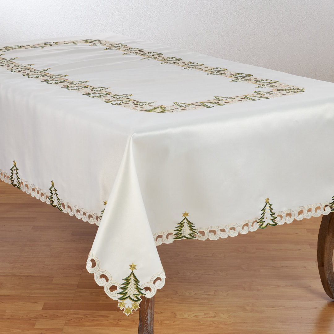 Commodore Holiday Christmas Tree Tablecloth The Holiday Aisle®