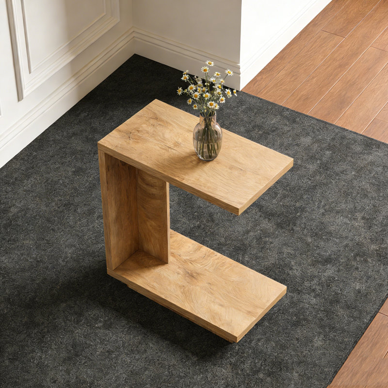 C-Shaped Bedside Table
