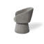 Duke Upholstered Low Back Dining Armchair Boucle, 48cm Seating Height-1392293404