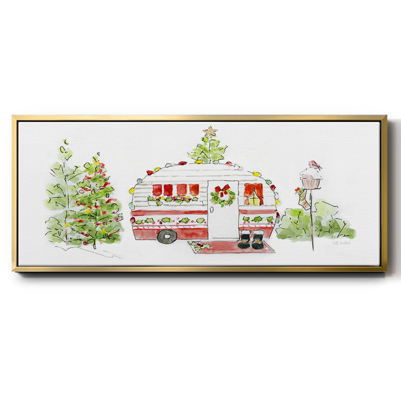Holiday Camper II- Framed Canvas