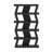 Lakessa 63.8'' H X 35.4'' W 5-Layer Black Bookcase