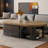 Minimalist solid wood coffee table-1697399866