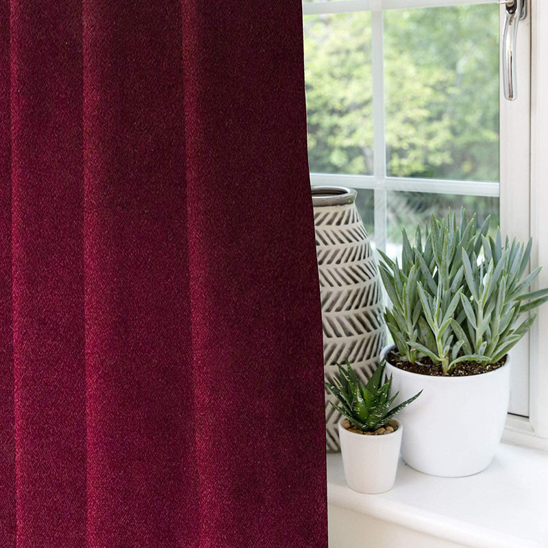 Offerman Blackout Curtain Pair, 228 W x 137 D cm