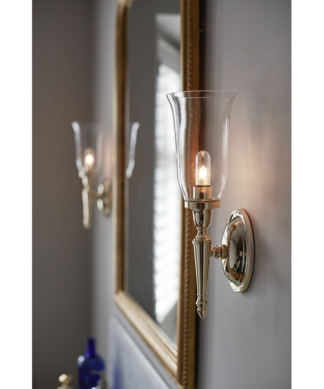 Thornsberry 1-Light Wallchiere, Polished Brass