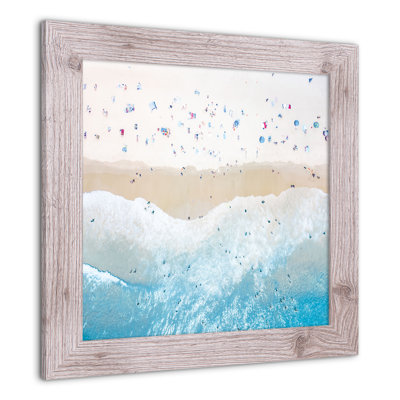 «Above View Beach», reproduction encadrée