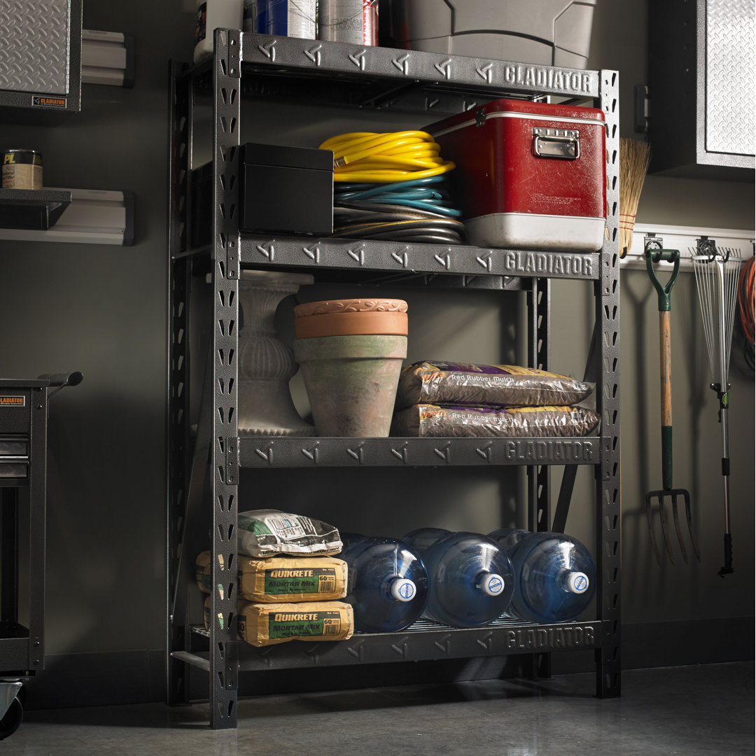 48" Wide Heavy Duty Rack With Four 18" Deep Shelves Gladiator® 