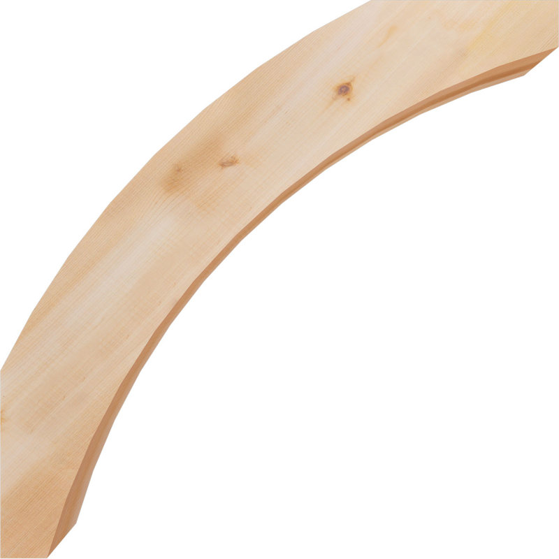 3 1/2"W x 24"D x 24"H Thorton Smooth Knee Brace, Western Red Cedar, 24-in. D x 24-in. H, 3 1/2"W Western Red Cedar (Smooth)