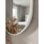 Delmarie Metal Oval Mirror