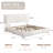 Haden Lambswool Boucle Upholstered Platform Bed Frame with Headboard-106802334-106802337