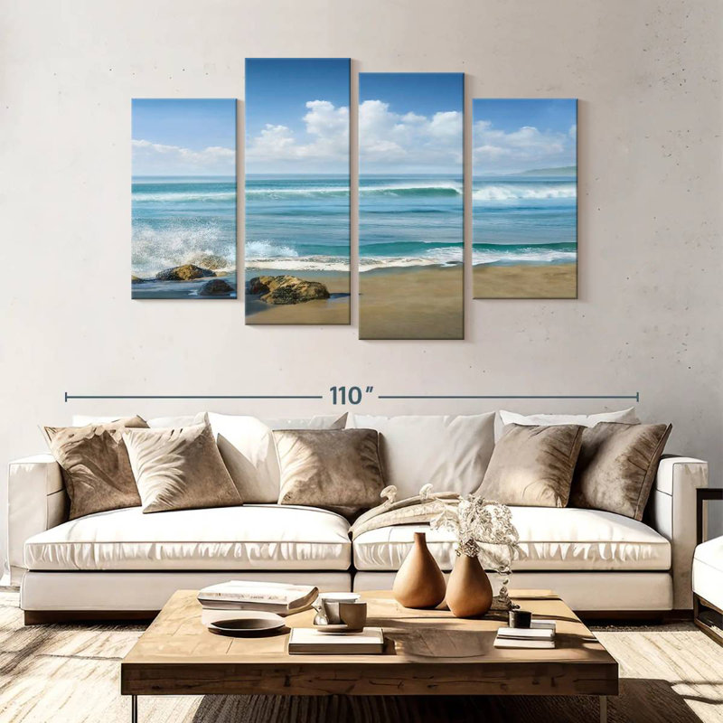 Sweeping Blue, 54" H x 84" W