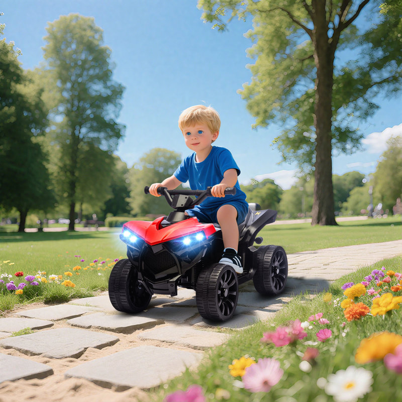 Zoomie Kids Battery Powered Ride On, Red