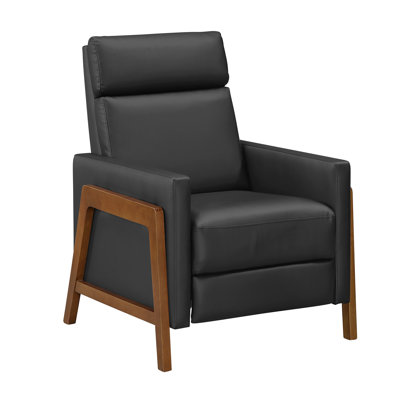 Fauteuil inclinable noir L 29 po x l 32 po x H 39 po