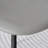 Morral Luxury Diamond Quilt Stitched Faux Leather Upholstered Tapered Metal Leg Dining Chairs-963833133-963833042