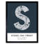 Stoke-On-Trent England United Kingdom City Map - Single Picture Frame Typography