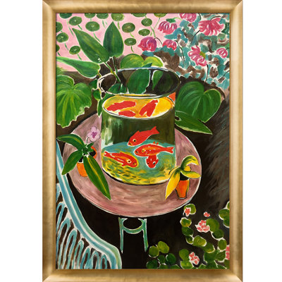 «The GoldFish» par Henri Matisse - Reproduction d'art sur toile encadrée