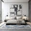 Tapis oriental tissé à la machine Hector -1111405794