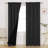 Deconovo 100 Percent Blackout with Liner Rod Pocket Curtain Panel Pair-75196917-75196904
