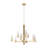 Hunter Gatz 9 Light 2-Tier Chandelier Ceiling Light Fixture-78567040