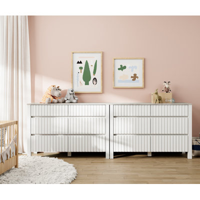 Commode 12 tiroirs Harril, pour enfants