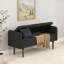 Banc de rangement en velours Teddy-483708129