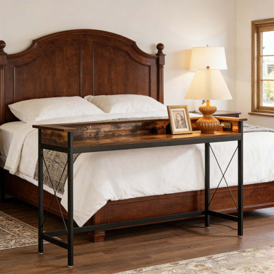 Couch Table With Electrical Outlet,Console Table,Bedside Table