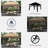 11 x 11 ft Patio Pop up Canopy with Mosquito Netting-115622913