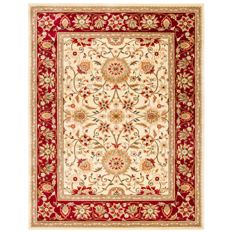 Lyndhurst Oriental Area Rug In Ivory / Red
