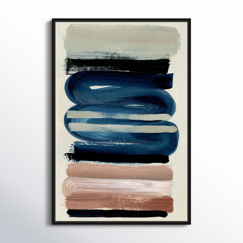 " Naturals " by Oliver Gal Painting Print, Black, Framed Print, 55" H x 37" W