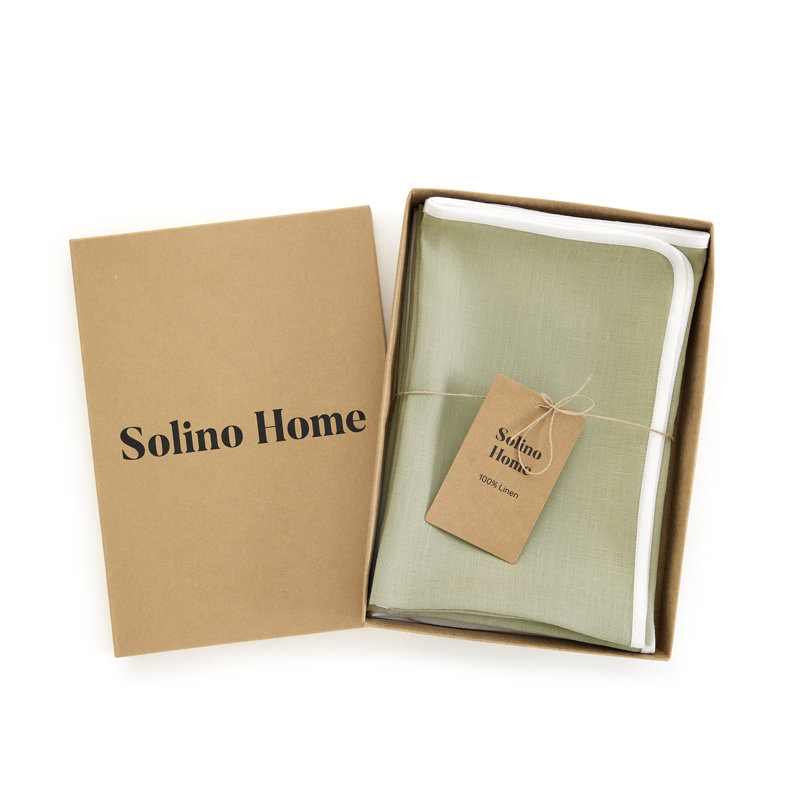 100% Pure Linen Dinner Napkins -kensington, Sage