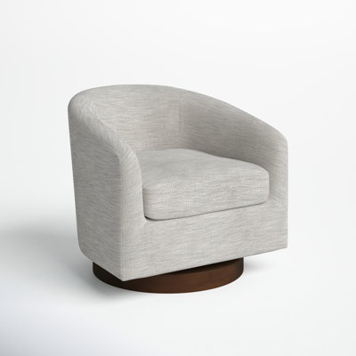 Bennett Upholstered Swivel Barrel Chair