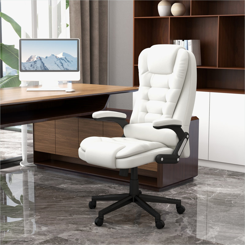 Fauteuil de direction chauffant Crisp White