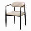 Ensemble de table de salle à manger pour 4 personnes comprenant 1 table supérieure en marbre et 4 chaises (rondes) Corrigan Studio®