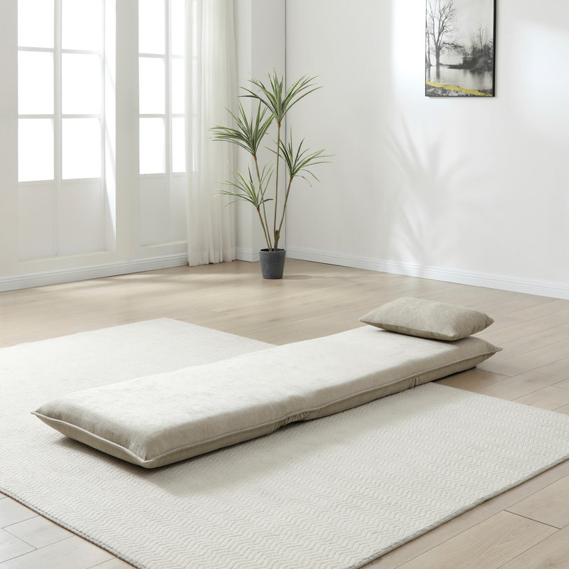 1 Seater Chenille Sofa Bed