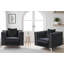 Ensemble de 2 chaises en velours Lyon-1573388120