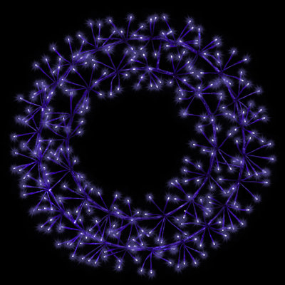 Lighted 24'' Wreath