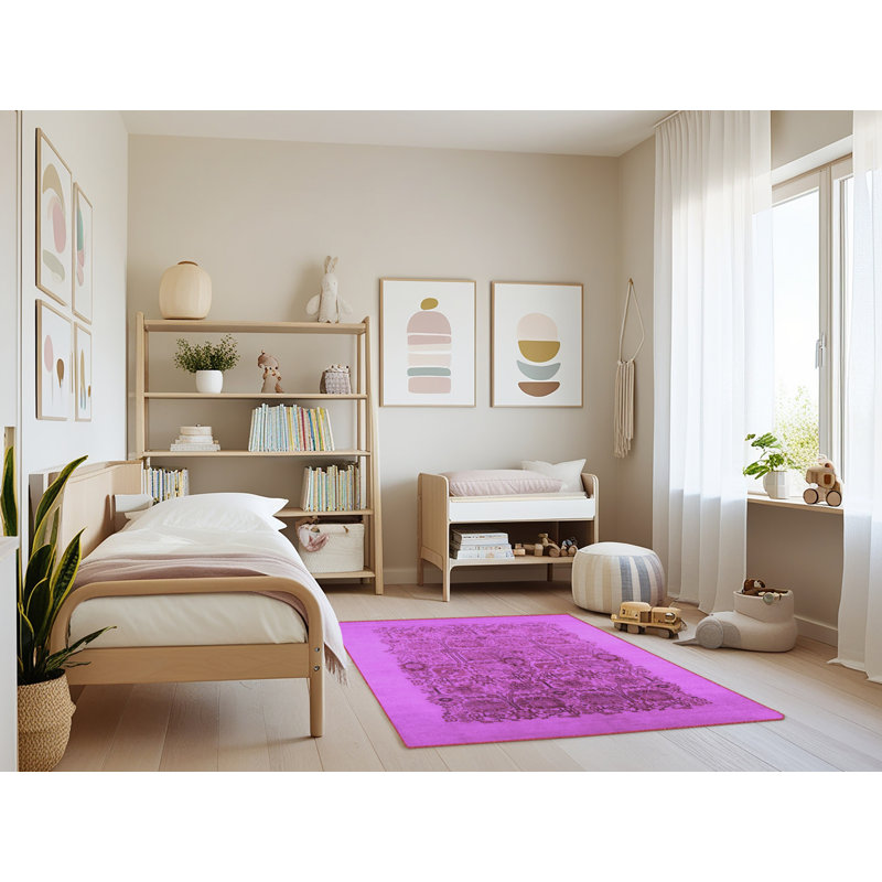 Washable Oriental Indoor Rug, Rectangle 3' x 5'