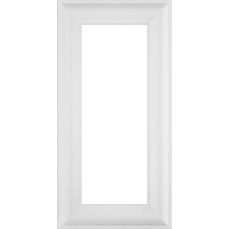 Ashford Molded Classic Wainscot Wall Panel, 16" H x 8" W x 0.5" D, Square Panel