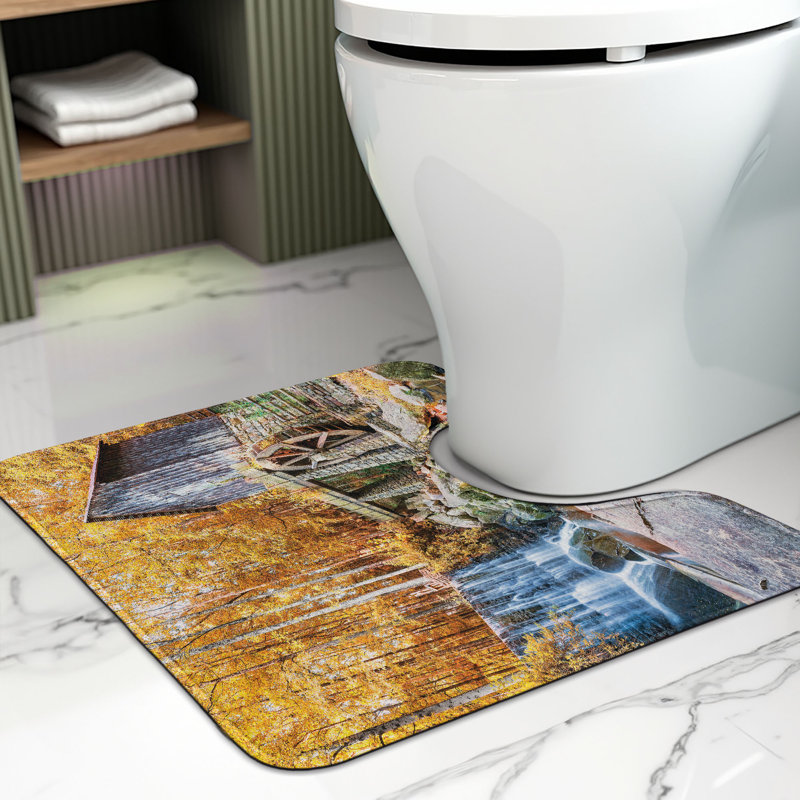Tapis de salle de bain en U Waterfall