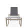 Holna Outdoor Rust-Resistant Metal Chaise Lounge