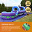 Glissade d'eau pour enfants et adultes (avec souffleur) JumpOrange Mermaid