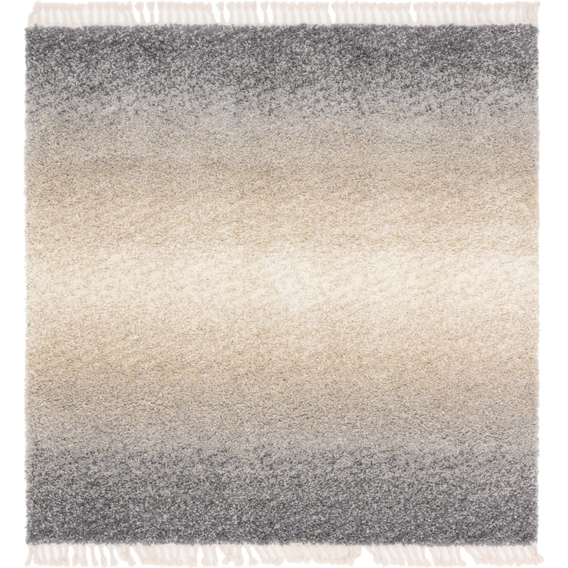 Mitzy Striped Indoor Rug, Square 8'