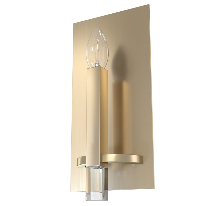 Hunter Sunjai 1 Light Sconce Wall Light Fixture, Alturas Gold