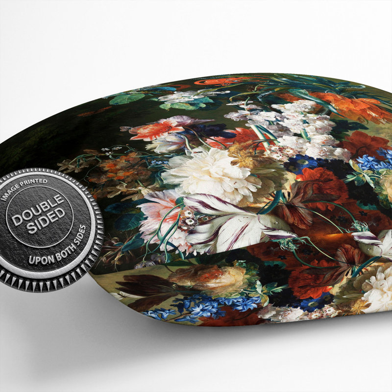 Still Life With Flowers Vol.10 Square Throw Cushion, 55cm H x 55cm W x 20cm D