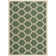 Kelley Hooked Green/Neutral Indoor/Outdoor Rug