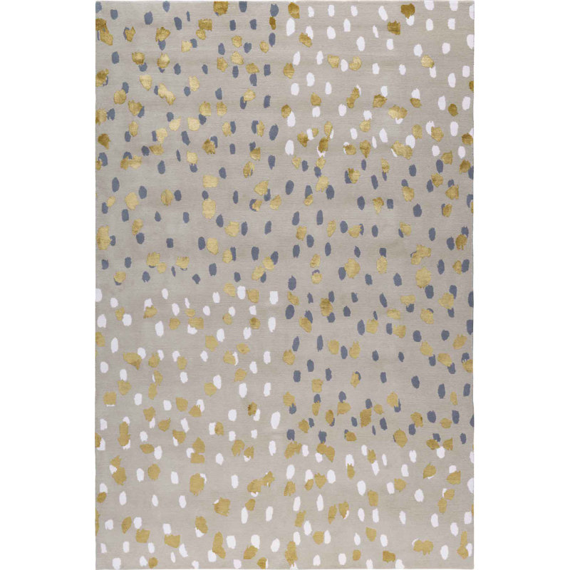 Dapple Flint Area Rug, Rectangle 4' x 6'