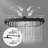 12 Inch Rain Shower Head With Handheld Spray Combo, With Adjustable Extention Arm, 3-Way Diverter-123403343