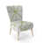 Geometric Green Polyester Blend 5 selected