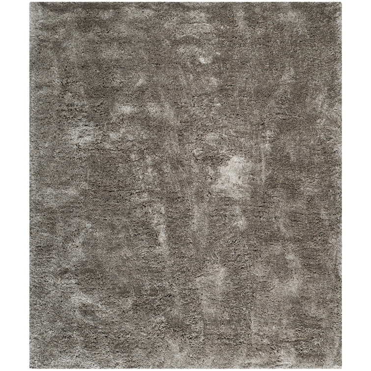 Sanisha Handmade Shag Silver Rug